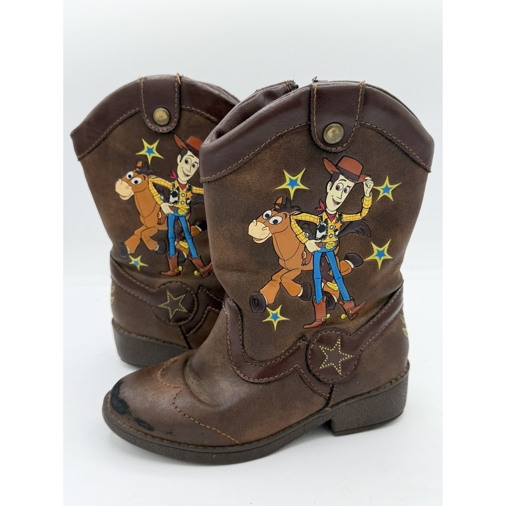 Disney Toy Story Woody Cowboy Boots Toddler Size 8